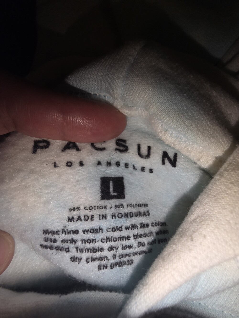 PacSun White Crewneck Sweatshirt with Los Angeles Print